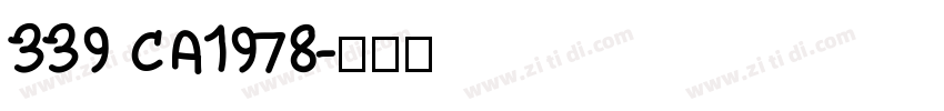 339 CA1978字体转换